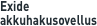 Exide akkuhakusovellus