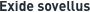Exide sovellus