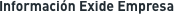 Informacin Exide Empresa