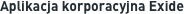 Aplikacja korporacyjna Exide