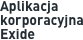 Aplikacja korporacyjna Exide
